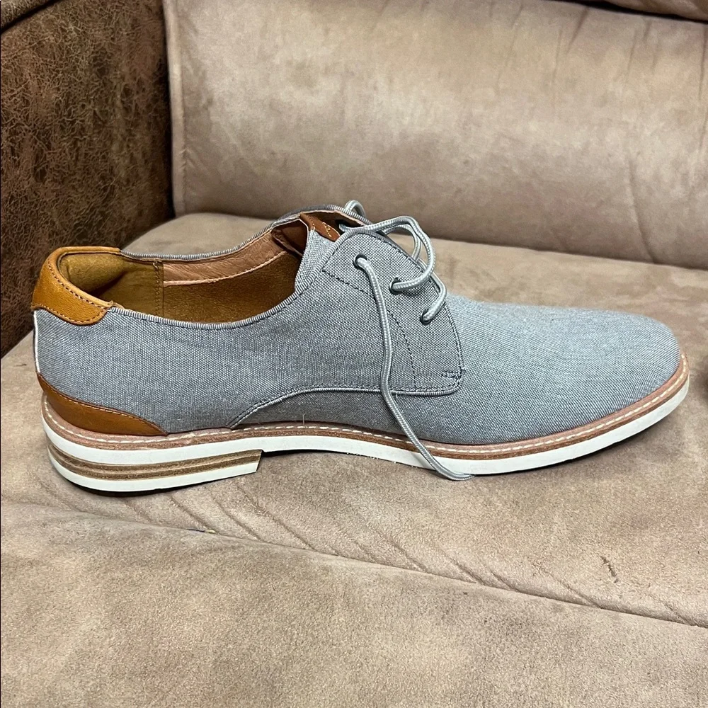 Men's Florsheim Highland Canvas Plain Toe Oxford  Size 12 - Picture 7 of 10